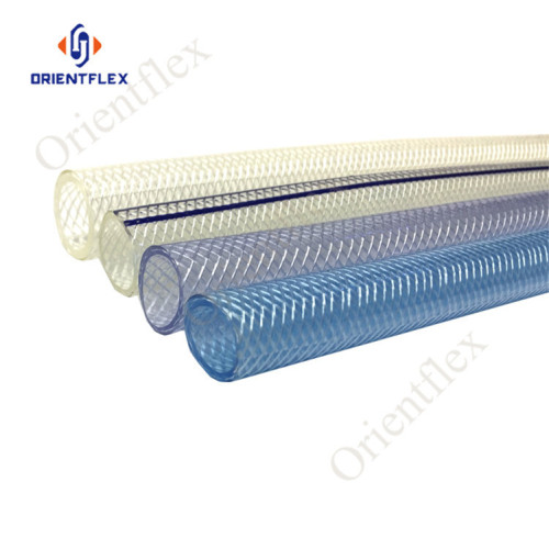 braided flexible transparent hose pipe