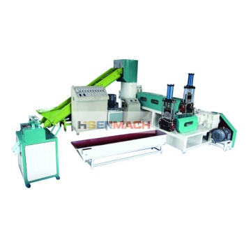 LDPE LLDPE PP Recycle Plastic Polymer Extruder and Pelletizer Machine Price
