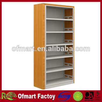 metal library school single side book shelf