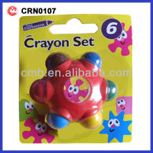 WHEEL SHAPED PLASTIC CRAYONS