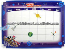 Lanxi xindi OEM plastic drawing and writting whiteboard