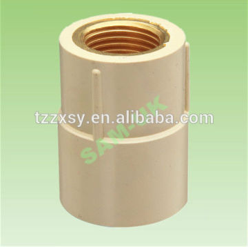 Promotional CPVC Thread Fittings Female Brass Adapter