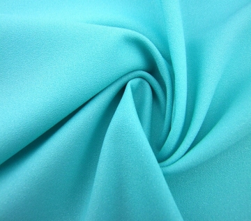 Wholesale Woven Plain Dyed Blue Stretch Fabric Garment