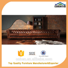 2016 Latest sofa designs Foshan city furniture manufacturers european style cowhide leather sofa for sale