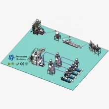 Motor-Fueled Plastic Loader with Central Material Supply