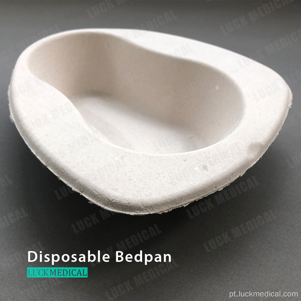 Modelo de papel descartável Bedpan