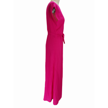 Sıcak satan yeni stil yaz kadın kuşaklı elbise