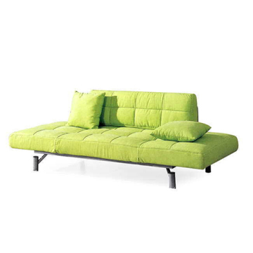 Cushioned Fabric Recliner Settee Single Sofa Bed