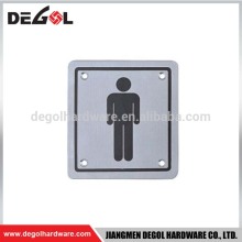 Sign plate type rust-proof plate for washroom door toilet 304SS stainless sign plate