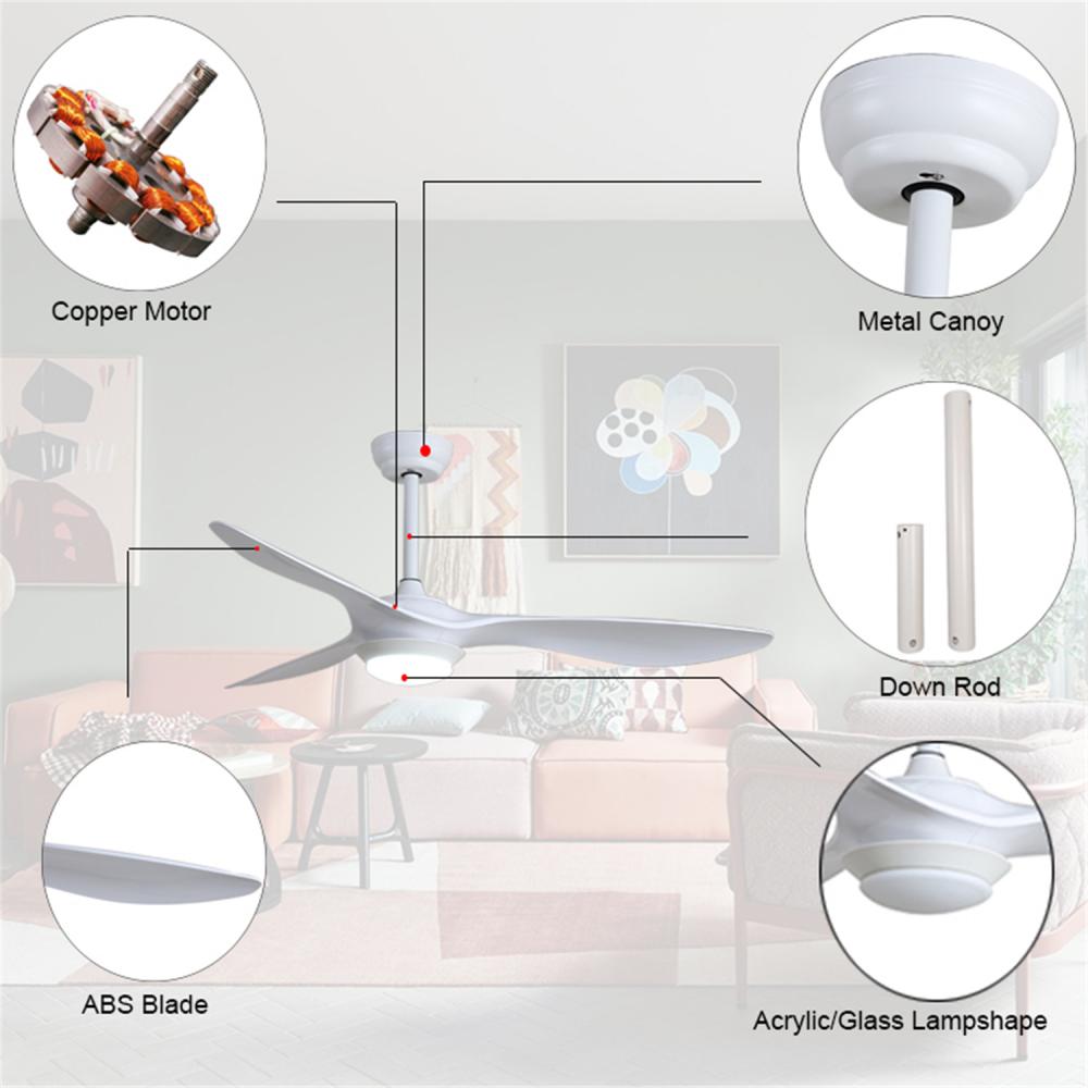 led ceiling light fan