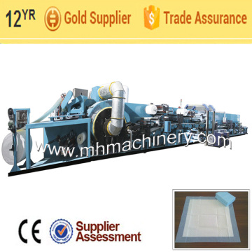 CE Certificate Automatic Disposal Under Pad Making Machine