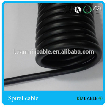 PVC high car elastic spiral cable