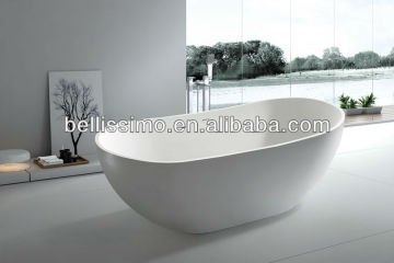 Easy to clear acrylic solid surface bathtub BS-8633