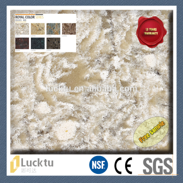 NSF solid surface quartz countertop slabs