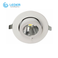 LEDER Faretto da incasso a LED bianco caldo