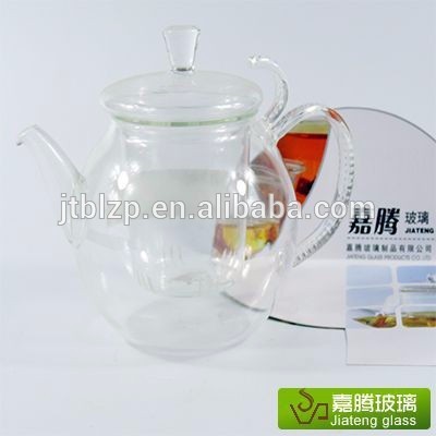 glass teapot set/tea pot with infuser/glass teapot with strainer