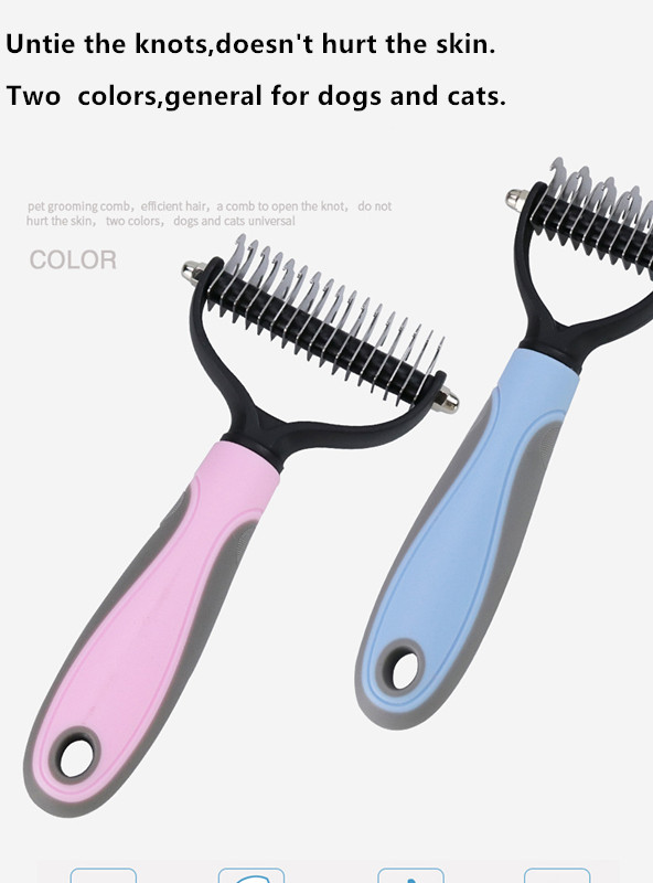 Pet  Bilateral  Untie Knots Comb  3