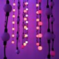 Disco Club Farverig RGB LED BALL STRING LYS