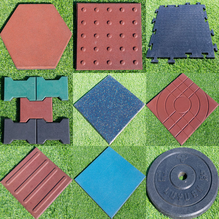 rubber flooring tiles for gym