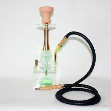 Guangzhou Woyu wholesale acrylic hooka shisha with remote led light