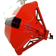 Remote Controlled Two Rope Crane Grab with Double Rope Bucket and Multi-Valve Mechanism