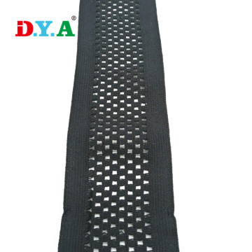 Polyester Elastic Mesh Tape Knitted Webbing For Garment