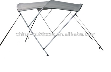 3bow yacht bimini top in grey color