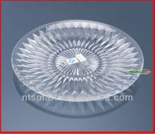 Round plastic fruit plate