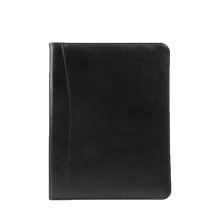 A4/A5 Leather Zipper Portfolio Case for Business Files