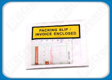 Polyethylene Self-adhesive Packing List And Invoice Document Enclosed Envelopes
