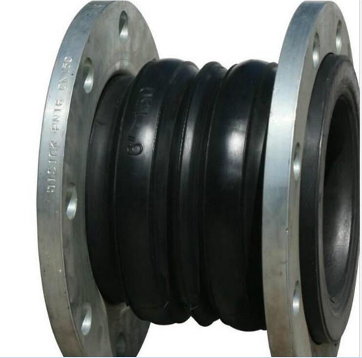 double sphere rod rubber bellow expansion joint, double bellow expansion joint