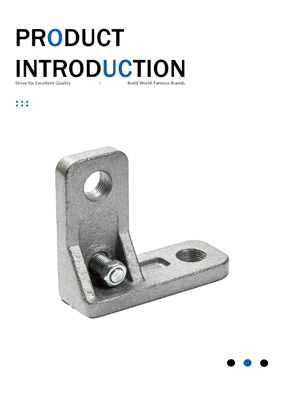 Литой кронштейн электрического дверного концевого выключателя Electric Door Limit Switch Bracket Casting