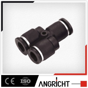 A104 China supplier plastic quick Y type nylon tube connectors