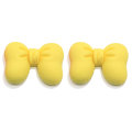 Campione gratuito Lovely Bowknot Kids Hair Bow Accessory Charms Kawaii Resin Craft Decoration Mini abbellimenti