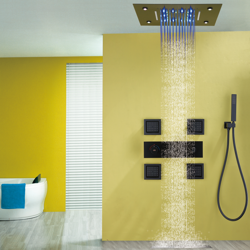 Bathroom Shower Concealed Thermostatic Faucet Bathroom Shower Concealed Thermostatic Faucet