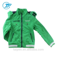 Stylish Boys Winter Kids Windbreaker Jacket Green Printed Boys Cardigan Coat For Children Jacket