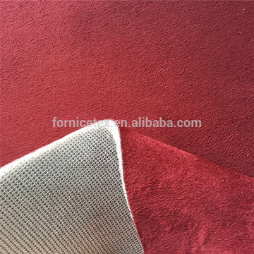 Suede leather foam fabric lining bonded made to shoes cover /sole