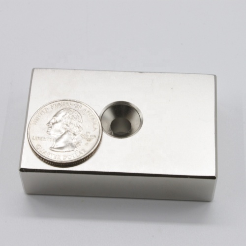 super large disc countersunk hole NdFeB magnet