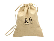 drawstring linen bag with high quality