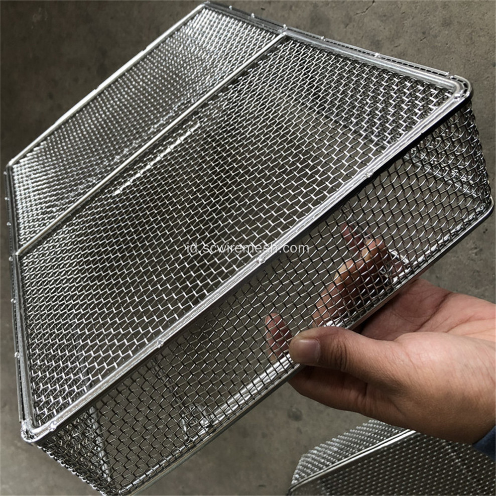 Keranjang Stainless Steel Mesh Food Grade