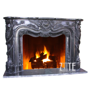 Western Style Classic Design free standing mable fireplace