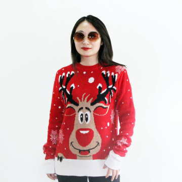 Wholesale Knitted Sweaters: Women's Christmas Sweaters with Plus Size