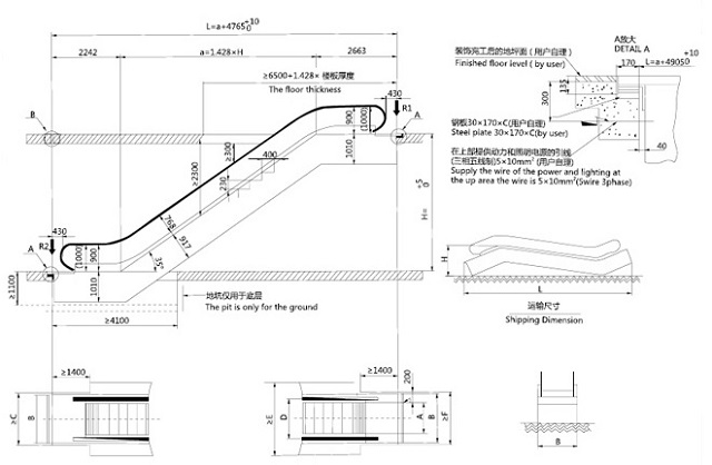 Energy-saving Escalator for Shopping Mall