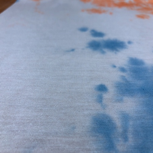 Tessuto Siro Jersey Terylene Tie Dye Rayon Tessuto