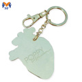 Nom de marque à double face Keychain animal mignon