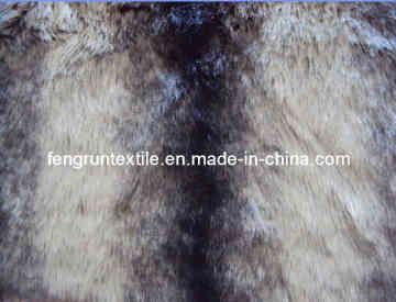 Discharged Printing PV Plush Fabric