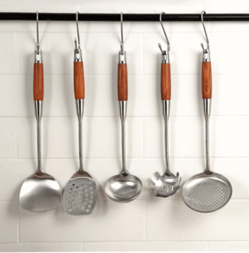 Stainless Steel Kitchenware Spatula Spoon Strainer Set