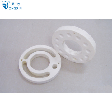 White ceramic friction ring for vacuum disc filter