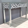 Clear Mirror Crystal Console Table