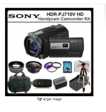 Sony HDR-PJ710V High Definition Handycam Camcorder (Black)